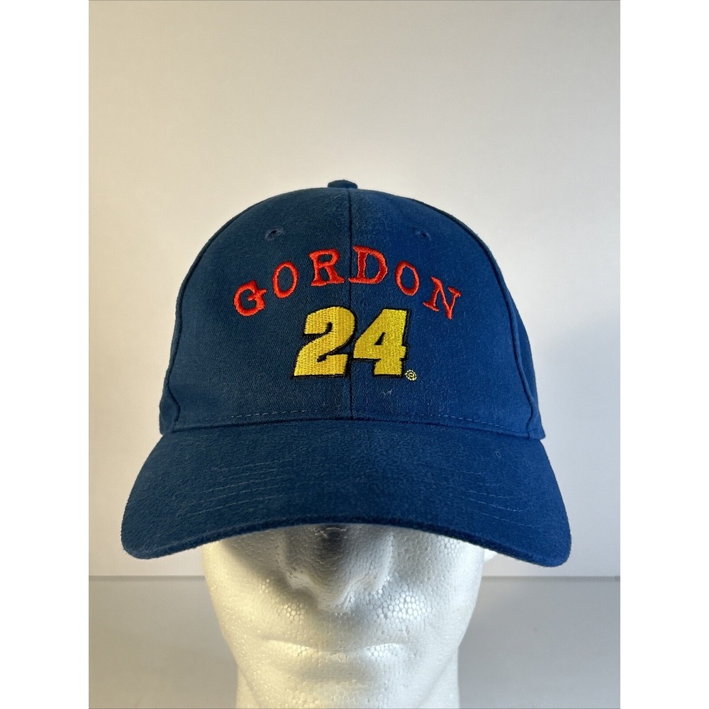 Vintage Jeff Gordon Hat Cap Snap Back Rainbow Warrior Nascar 24 DuPont